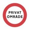 Privat område