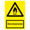 brandnaerende advarselsskilte A328 p