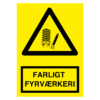 farligt fyrvaerkeri advarselsskilt a326 p