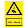 kran i arbejde advarselsskilt 400262 p